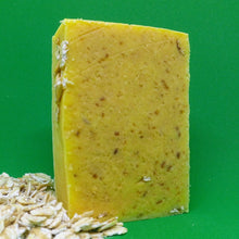 Load image into Gallery viewer, Natural Yorkshire Honey &amp; Oatmeal Naked Handmade Soap Bar
