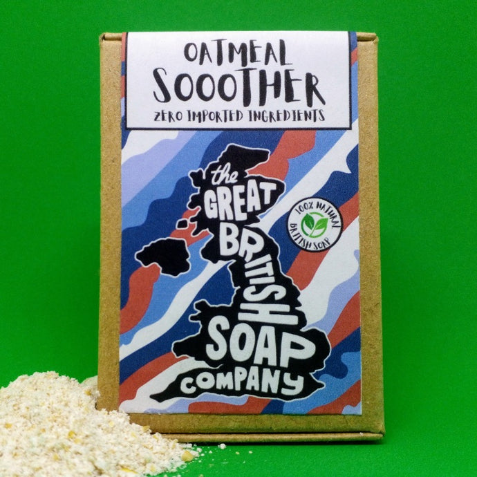 Natural British Oatmeal Soother Handmade Soap Bar