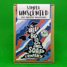 Load image into Gallery viewer, Natural British Simple Unscented Handmade Soap Bar
